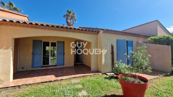 ARGELES SUR MER Dans résidence de vacances, maison de plain pied meublée, 3 pièces.