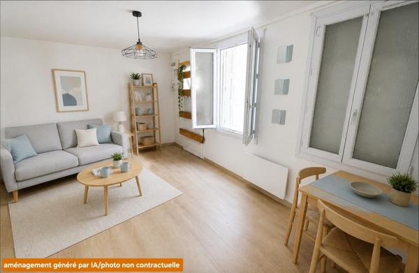 Studio 24m², cuisine ouverte, proche Université.