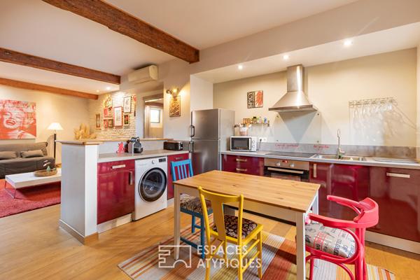 Duplex meublé au coeur des Carmes