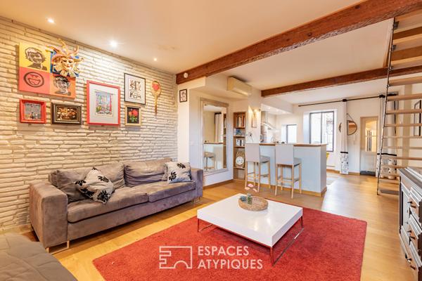 Duplex meublé au coeur des Carmes