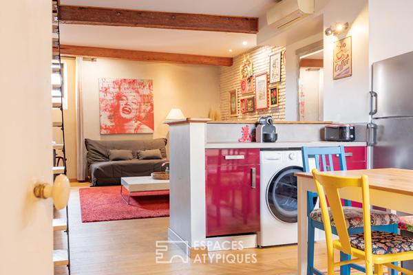 Duplex meublé au coeur des Carmes