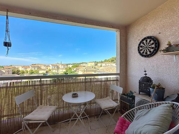 Appartement T2 – Vue dégagée avec aperçu mer – Sanary-sur-Mer