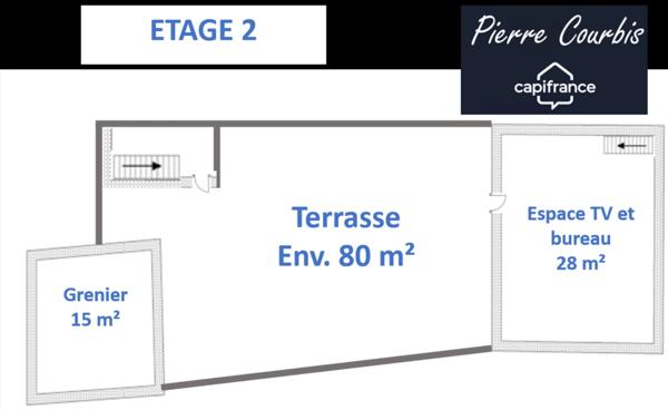 Maison avec grande terrasse en Rooftop à vendre 6 pièces PORTE DES PIERRES DOREES (69)