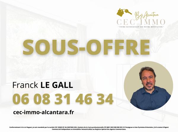 Perpignan Sud Las Cobas appartement F3/4 de 73m² hab. avec parking + cave