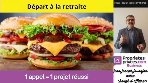 Pizzeria à emporter  +30 ans d'activité ? Terrasse & Parking ? Fort potentiel  Cause départ à la retraite