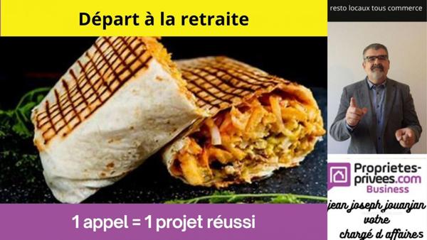 Pizzeria à emporter  +30 ans d'activité ? Terrasse & Parking ? Fort potentiel  Cause départ à la retraite