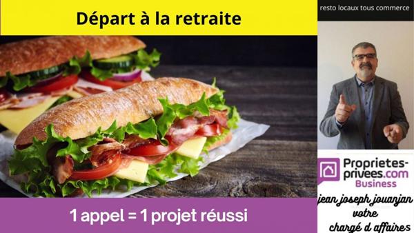 Pizzeria à emporter  +30 ans d'activité ? Terrasse & Parking ? Fort potentiel  Cause départ à la retraite