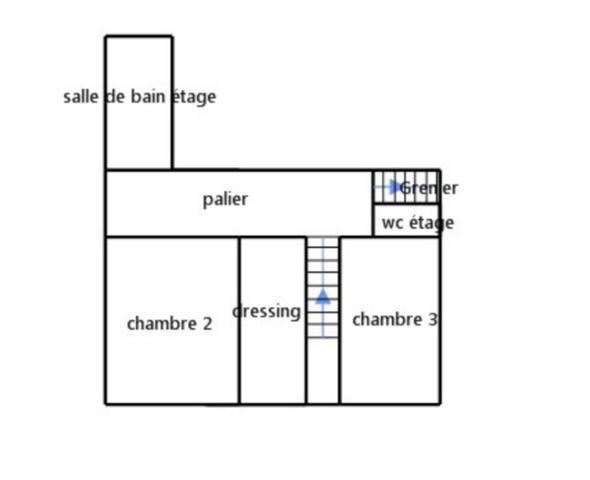 Maison de caractère à vendre 6 pièces LA CHATRE (36) 4 chambres, 2 garage, terrasse, jardin, rivière 269 900€