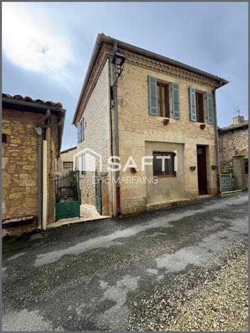 Maison en pierre rénovée – cœur de village vivant