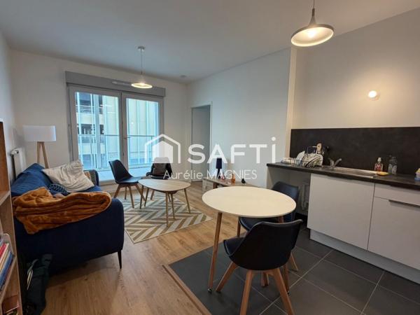 Appartement de 42m2 vendu loué