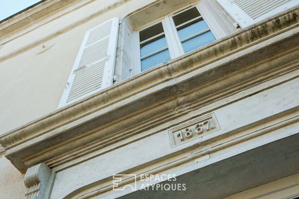 Maison de maître en coeur de village