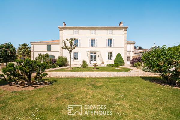 Maison de maître en coeur de village