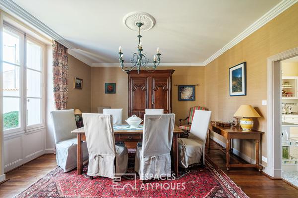 Maison de maître en coeur de village