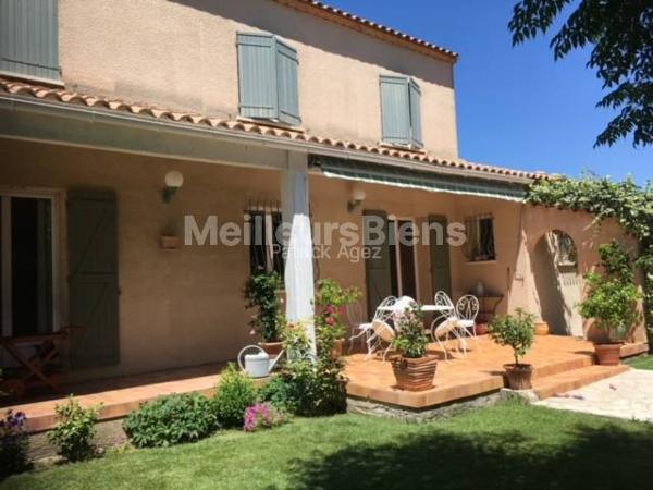 FABREGUES dans l'Hérault lumineuse et calme villa de 176 m² sur 1200m² avec grand garage et piscine