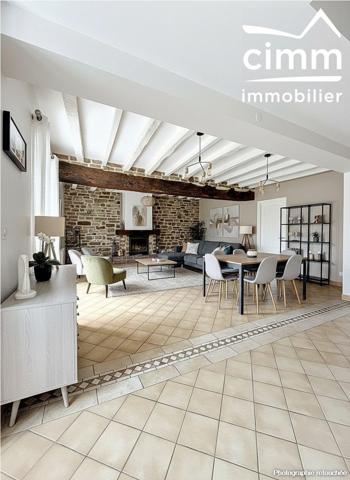 LONGÈRE RENOVÉE – 4 CHAMBRES – 6 PIÈCES – PARC ARBORÉ DE 4 300 m² – FORT POTENTIEL