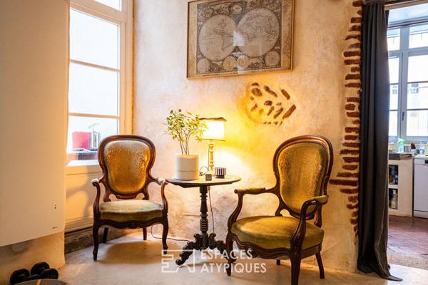 Appartement de charme articulé autour d’un patio au coeur de Perpignan
