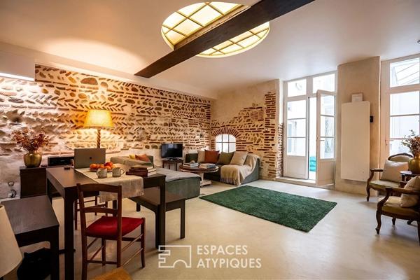 Appartement de charme articulé autour d’un patio au coeur de Perpignan