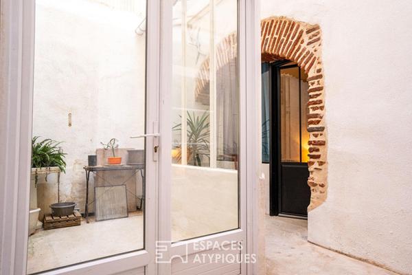 Appartement de charme articulé autour d’un patio au coeur de Perpignan