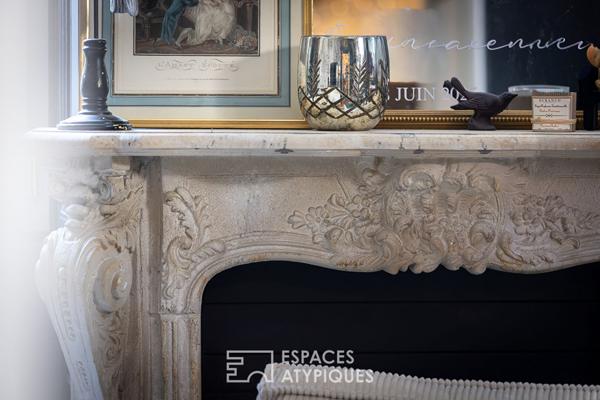 Maison bourgeoise de ville et son loft en annexe