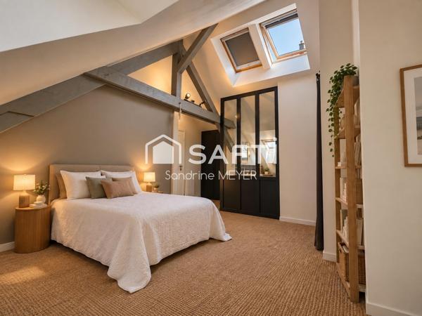 Très bel appartement duplex 120 m² rénové