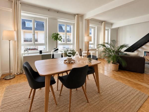 Très bel appartement duplex 120 m² rénové