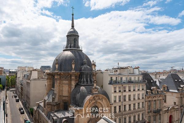 Appartement en dernier étage avec vue sur l’église Sainte-Marie