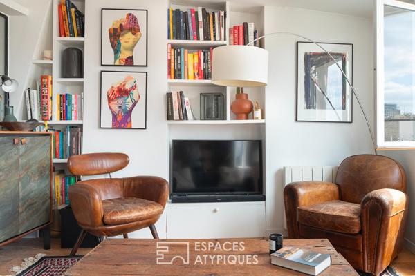Appartement en dernier étage avec vue sur l’église Sainte-Marie