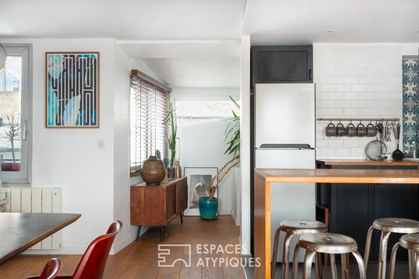 Appartement en dernier étage avec vue sur l’église Sainte-Marie