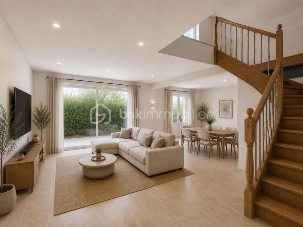 Dans un environnement paisible, au cœur d’un charmant hameau, découvrez cette authentique maison charentaise offrant environ 98 m² habitables, complétés par près de 100 m² attenants à aménager selon vos envies.

Implantée sur un superbe terrain arboré de 3 200 m² exposé plein sud, cette propriété séduira les amoureux de la pierre, de la nature et des projets offrant un véritable potentiel d’évolution.

🏡UN POTENTIEL RARE À EXPLOITER

La maison dispose actuellement de 98 m² habitables, comprenant 6 pièces dont 3 chambres, ainsi qu’un volume supplémentaire d’environ 100 m² à rénover et personnaliser.

Cette partie attenante bénéficie déjà de sa propre porte d’entrée, offrant de nombreuses possibilités :
création d’un logement indépendant, gîte, location saisonnière type Airbnb, espace professionnel ou agrandissement de la maison principale.

Le plancher est déjà en place dans cette partie, permettant de se projeter facilement dans un futur aménagement.

 🏡UNE MAISON QUI ASSOCIE CHARME & CONFORT
Façade en pierre pleine de caractère
Toiture en tuiles mécaniques refaite il y a environ 10 ans
Huisseries PVC double vitrage déjà installées
Vélux à l’étage avec stores électriques
Plomberie refaite à neuf
Électricité en grande partie reprise
Assainissement aux normes
Maison raccordée à la fibre

🌿 UN EXTÉRIEUR QUI INVITE À PROFITER DE LA NATURE

Le terrain de 3 200 m², arboré et exposé plein sud, offre un cadre particulièrement agréable avec une vue dégagée sur la campagne.

Vous profiterez notamment de :

🌿 Terrain arboré avec arbres fruitiers
🔥 Four à pain traditionnel
🚗 4 places de parking
☀️ Belle exposition plein sud
🌄 Vue dégagée et environnement naturel
🏡 Cadre calme et sans vis-à-vis immédiat
💡 LES + DE CETTE PROPRIÉTÉ

98 m² habitables + 100 m² de potentiel supplémentaire

Terrain de 3 200 m²

Possibilité de logement indépendant

Assainissement aux normes

Double vitrage, plomberie et électricité déjà en partie rénovés

Charme de la pierre associé aux équipements modernes

Commerces et établissements scolaires à seulement 4 km d'AUNAC et 6KM de MANSLE

❤️ UNE PROPRIÉTÉ AUX MULTIPLES PROJETS VOIR PHOTOS DE PROJECTION POUR AMENAGEMENT 

Que vous recherchiez une résidence principale familiale, une résidence secondaire, un projet de rénovation personnalisé ou un bien offrant un potentiel locatif, cette maison possède de nombreux atouts pour donner vie à vos projets.

Un bien plein de charme, au calme, avec de beaux volumes et surtout un potentiel d’aménagement exceptionnel.

📍 À découvrir sans tarder pour apprécier pleinement son environnement et ses possibilités.