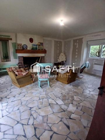 Maison de plain-pied à rénover – 110 m² sur 2 570 m² de terrain