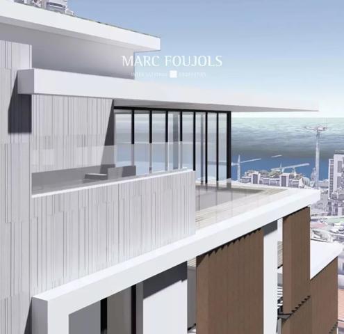 Penthouse 500m de Monte Carlo 5ch avec piscine, terrasse, cave et parking, vue mer panoramique