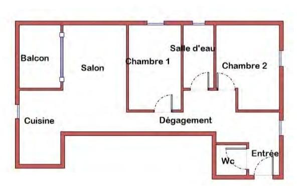 Le Thor (84250) APPARTEMENT 3 PIECES 66m² - TERRASSE - 2 PLACES DE PARKING