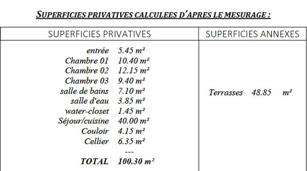 Appartement à vendre 4 pièces 100,3 m² Les Adrets-de-l'Estérel