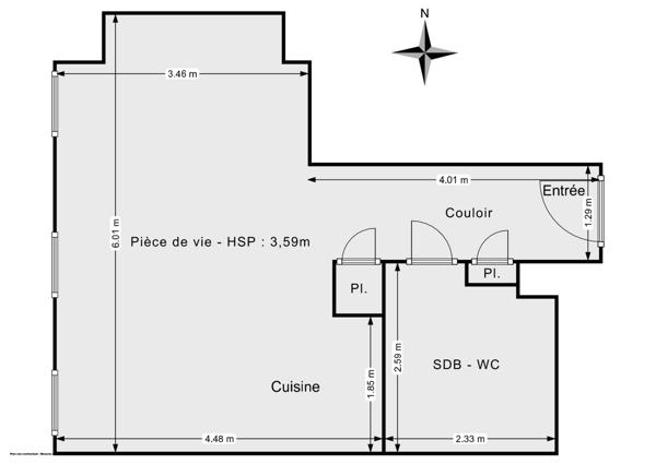 Grand studio de 32m² | Terrasse des Chasses Royales | Saint-Germain-en-Laye