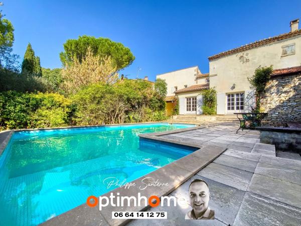 Maison Bourgeoise avec grand Jardin et Piscine - Nîmes Saint Césaire