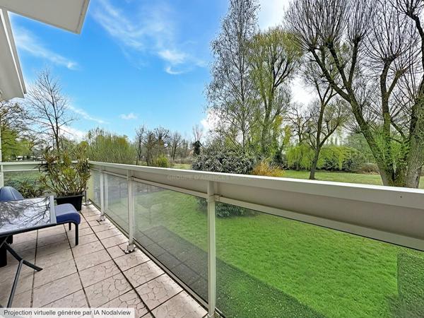 Appartement Lamorlaye 5 pièce(s) 100 m2, balcon plein sud