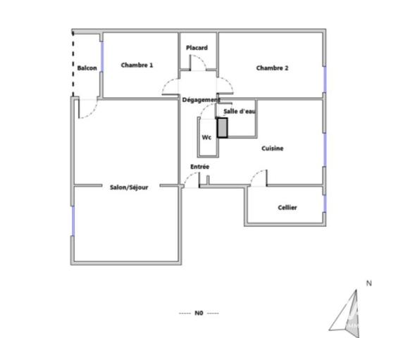 Location appartement 3 pièces 77 m² Saint-Priest