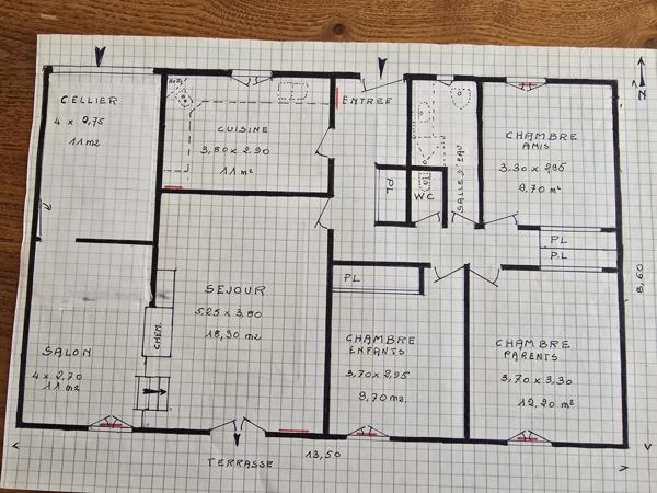 Maison 4 pièces - 93 m²