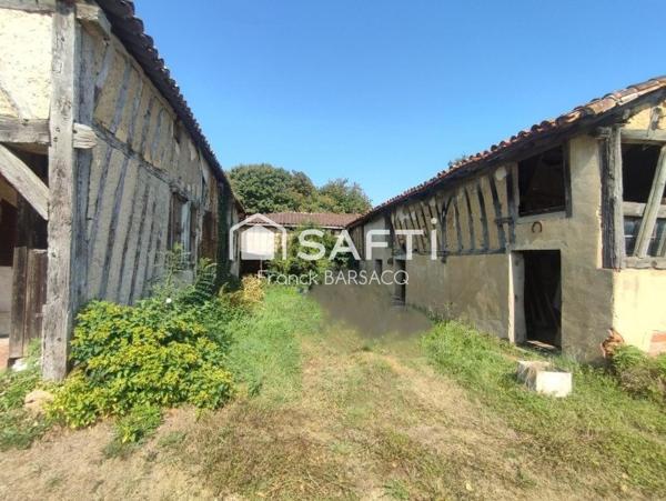 MAISON EN PIERRE A RENOVER AVEC JARIDN