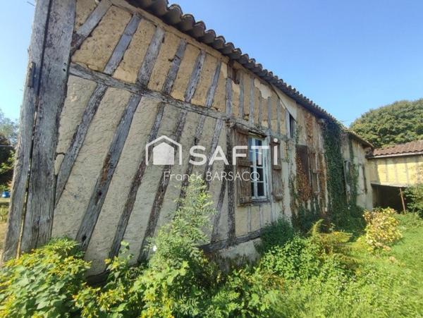 MAISON EN PIERRE A RENOVER AVEC JARIDN