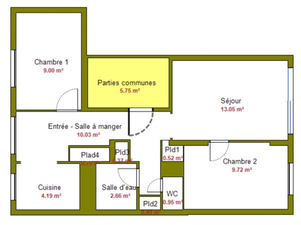 Appartement à vendre 3 pièces, Résidence Clos La Garenne, à FRESNES (94)