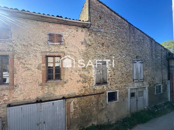 Granges avec terrain exposé Sud au coeur de Léran