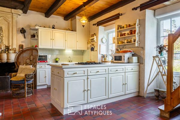 Maison du XVIIe à réinterpréter avec élégance