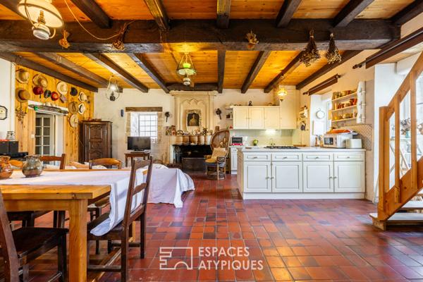 Maison du XVIIe à réinterpréter avec élégance