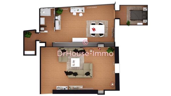 Appartement à vendre 3 pièces de 85 m²