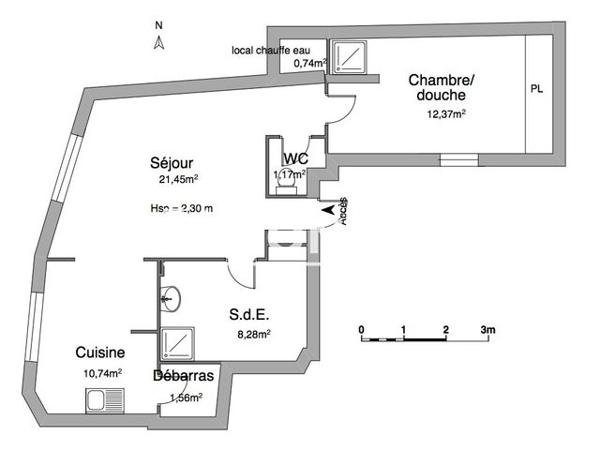 Location Appartement 3 pièces 56.31 m² - 1A RUE DE BOURGNEUF Noirmoutier En L'ile 85330