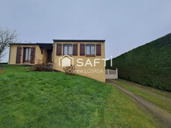 Maison 3 chambres avec sous-sol total