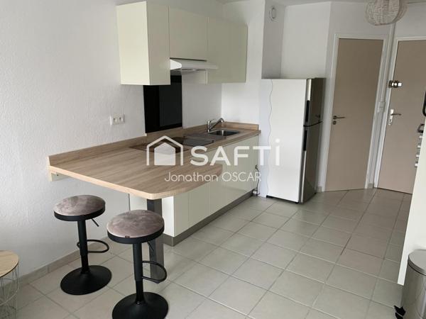 Bel appartement T2 meublé 35 m2 Ducos