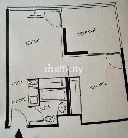 Appartement 2 pièces - 34 m²