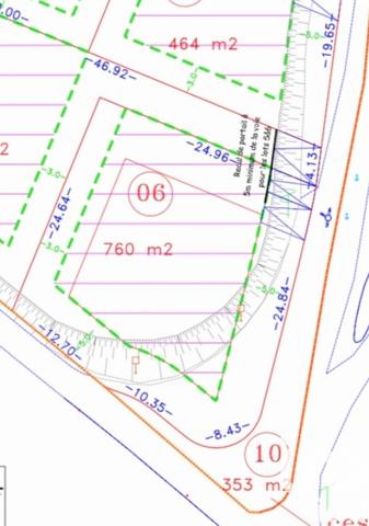 Terrain à vendre 760 m² Béziers